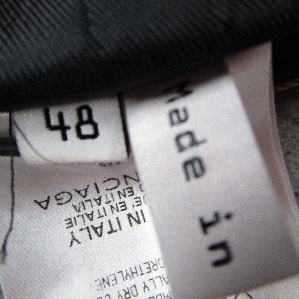 Balenciaga Paris Suit Mens 48 IT Metallic Silver Silk Made in Italy READ* - Picture 4 of 16